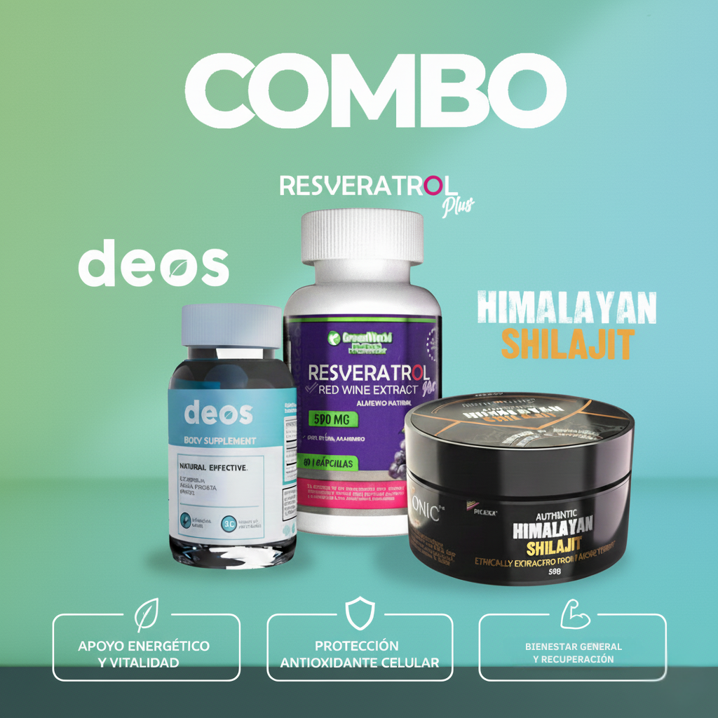 COMBO DEOS | RESVERATROL | SHILAJIT®