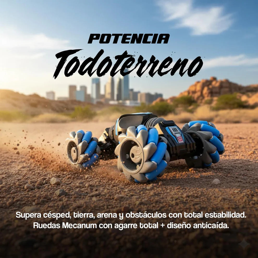 Auto 4x4 Twister - Luces LED RGB y Doble Control Gestual