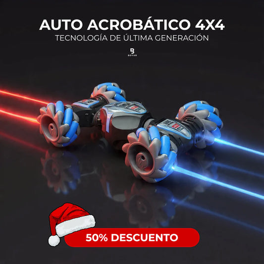 Auto 4x4 Twister - Luces LED RGB y Doble Control Gestual
